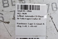 Autoradio CD Player für Volkswagen Crafter 2E 9068201289 Bild 6