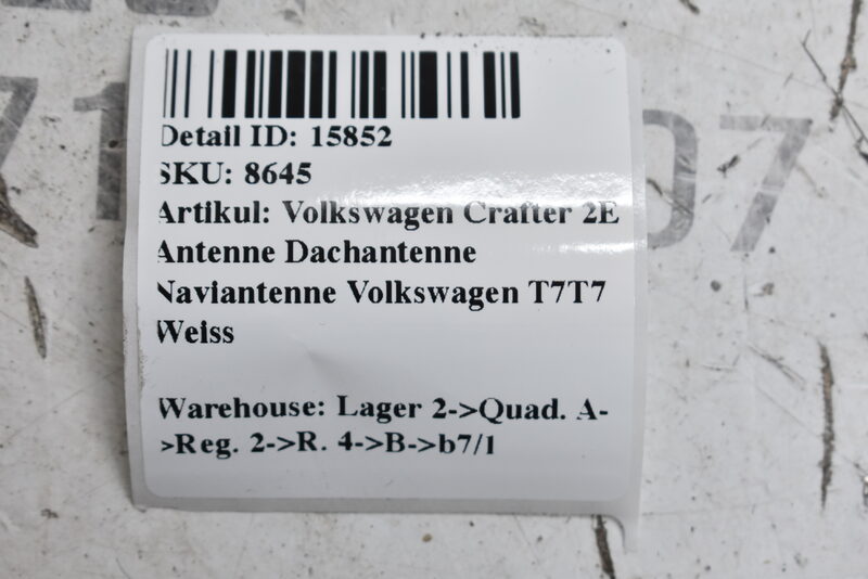 Volkswagen Crafter 2E  Antenne Dachantenne Naviantenne Volkswagen T7T7 Weiss Bild 4