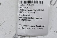 Mercedes 350 500 R171 R230 W164 Mechatronik Getriebeventilkarosserie A2202702106 Bild 5