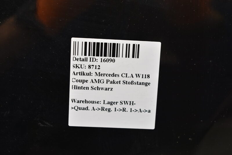 Mercedes CLA W118 Coupe AMG Paket Stoßstange Hinten Schwarz Bild 9