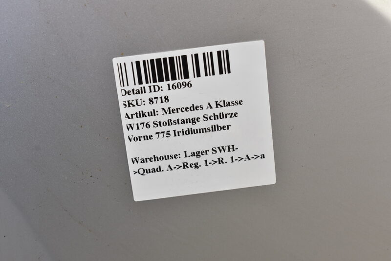 Mercedes A Klasse W176 Stoßstange Schürze Vorne 775 Iridiumsilber Bild 6
