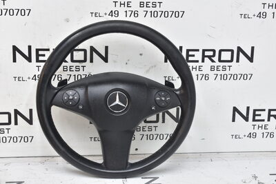 Mercedes C Klasse W204 Lenkrad Leder Multifunktion  Schwarz A2044601703