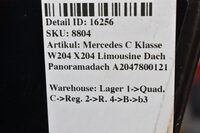 Mercedes C Klasse W204 X204 Limousine Dach Panoramadach A2047800121 Bild 5