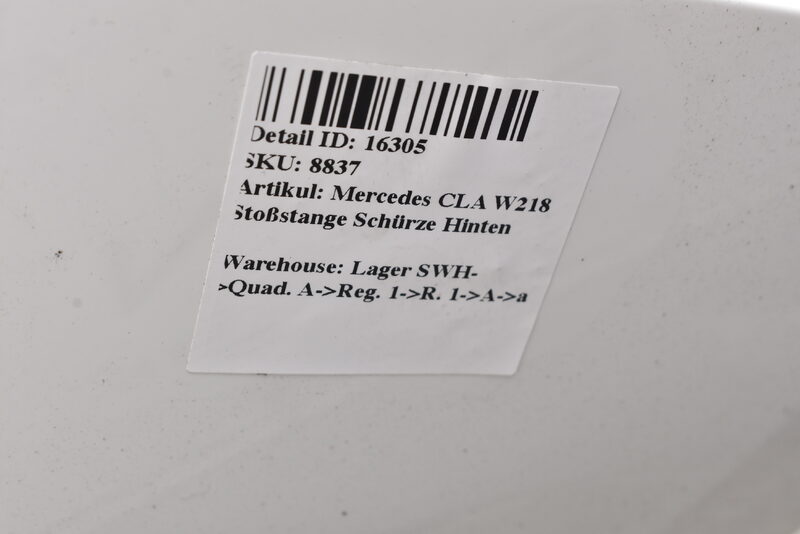 Mercedes CLA W118 Stoßstange Schürze Hinten Bild 7