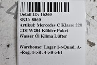 Mercedes 200 220 250 CDI W204 W212  Kühlerlüfter Elektrolüfter A2045000755 Bild 6