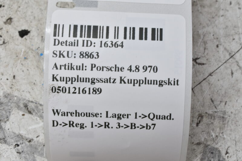 Porsche 4.8 970 Kupplungssatz Kupplungskit 0501216189 Bild 5