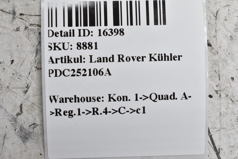 Land Rover Kühler PDC252106A Bild 9