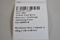 Land Rover Discovery 1 Stoßstange Abdeckung Vorne NTC5099PUB Bild 6