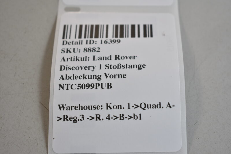 Land Rover Discovery 1 Stoßstange Abdeckung Vorne NTC5099PUB Bild 6