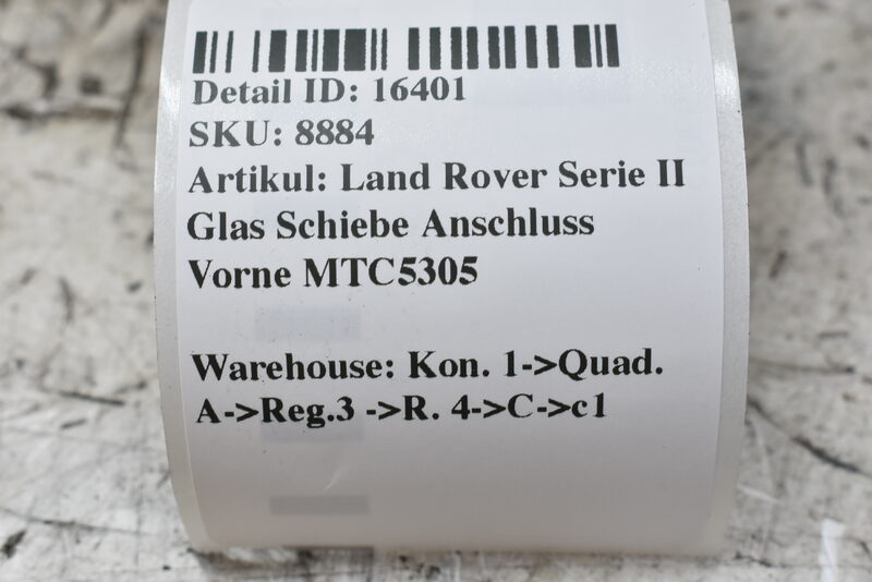 Land Rover Serie II Glas Schiebe Anschluss Vorne MTC5305 Bild 4