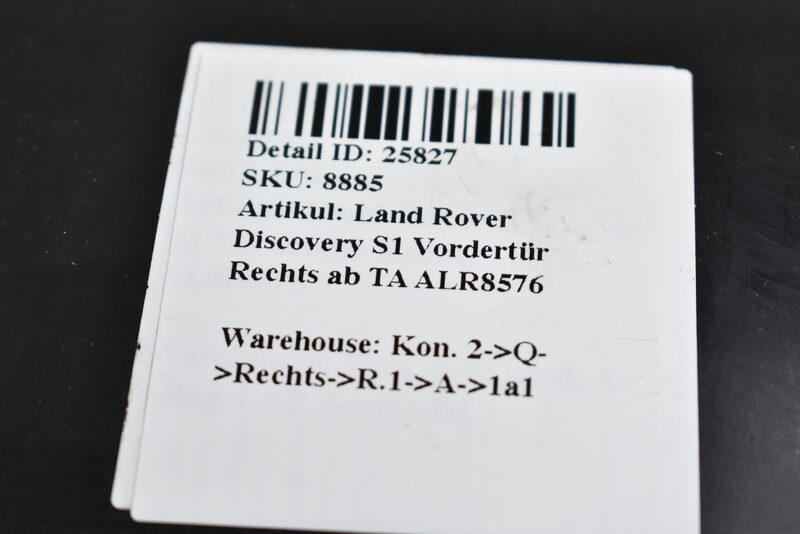 Land Rover Discovery S1  Vordertür Rechts ab TA ALR8576 Bild 6