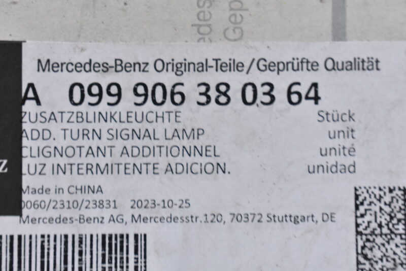 Mercedes C Klasse W204 Außen Seiten Spiegel Vorne Rechts 775 Silber A0999063803 Bild 4