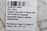 Mercedes 200/220 CDI W204 W211 Servopumpe Hydraulik Pumpe Lenkung A0044667001 Bild 6