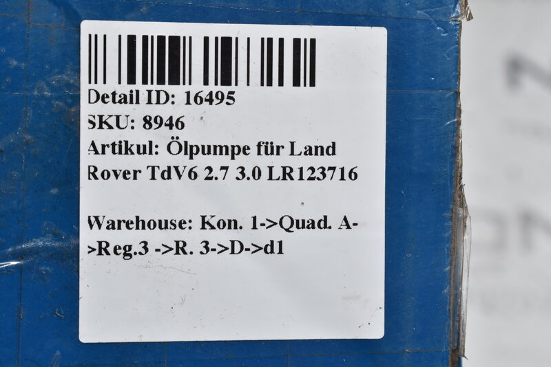 Ölpumpe für Land Rover TdV6 2.7 3.0 LR123716 Bild 5