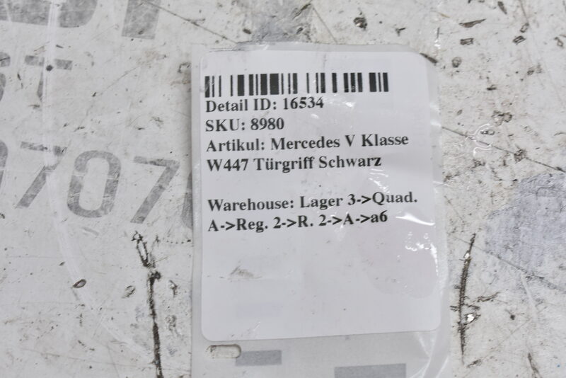 Mercedes V Klasse W447 Türgriff Schwarz Bild 5