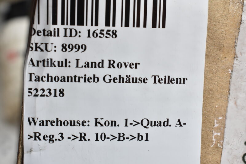 Land Rover Tachoantrieb Gehäuse Teilenr 522318 Bild 5