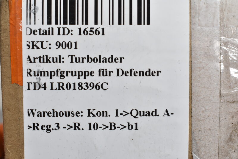 Turbolader Rumpfgruppe für Defender TD4 LR018396C Bild 6