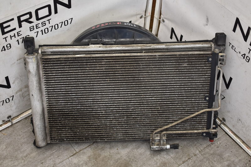 Mercedes CLK 320 W209 W203 R171 SLK 350 300 Kühler Paket Wasser Öl Klima Lüfter Bild 4