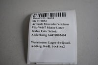 Mercedes V-Klasse Vito W447 Motor Unter Boden Fahr Schutz Abdeckung A4476803404 Bild 5