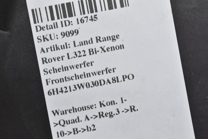 Land Range Rover L322 Bi-Xenon Scheinwerfer Frontscheinwerfer 6H4213W030DA8LPO Bild 5