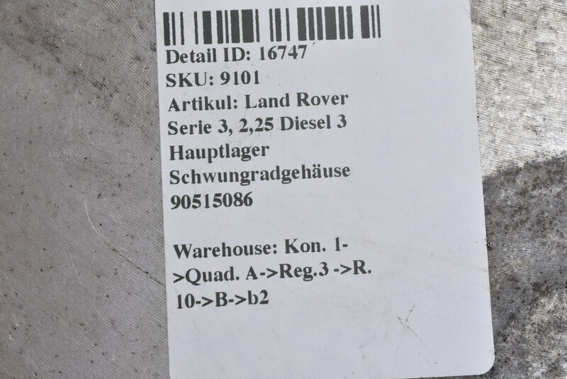 Land Rover Serie 3, 2,25 Diesel 3 Hauptlager Schwungradgehäuse 90515086 Bild 4