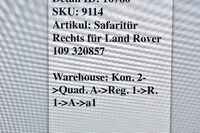 Safaritür Hinten Rechts für Land Rover Defender 109 320857 Bild 3