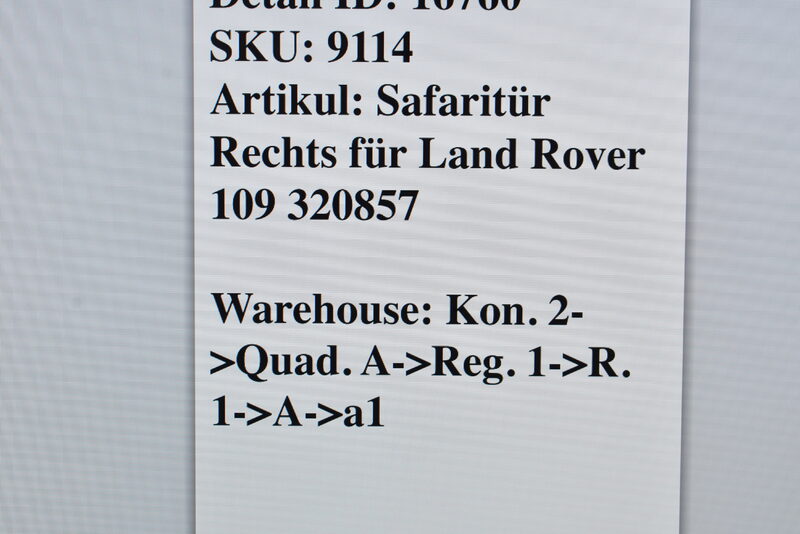 Safaritür Hinten Rechts für Land Rover Defender 109 320857 Bild 3
