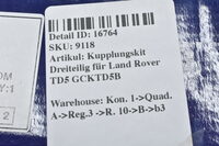 Kupplungskit Dreiteilig  für Land Rover TD5 GCKTD5B Bild 4