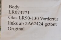 Land Rover Rover 90-130 Vordertür Links getönt LR074771 Bild 4
