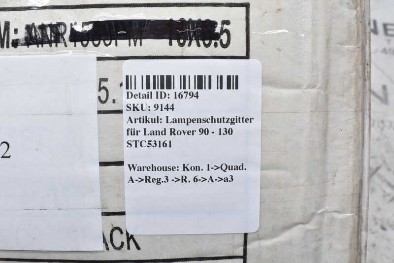 Lampenschutzgitter für Land Rover 90 - 130 STC53161 Bild 4