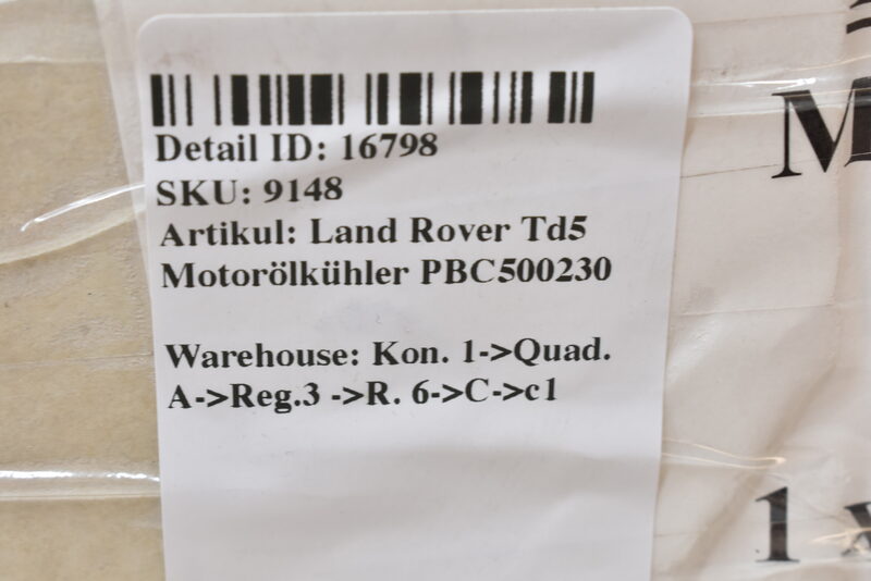 Land Rover Td5 Motorölkühler PBC500230 Bild 5