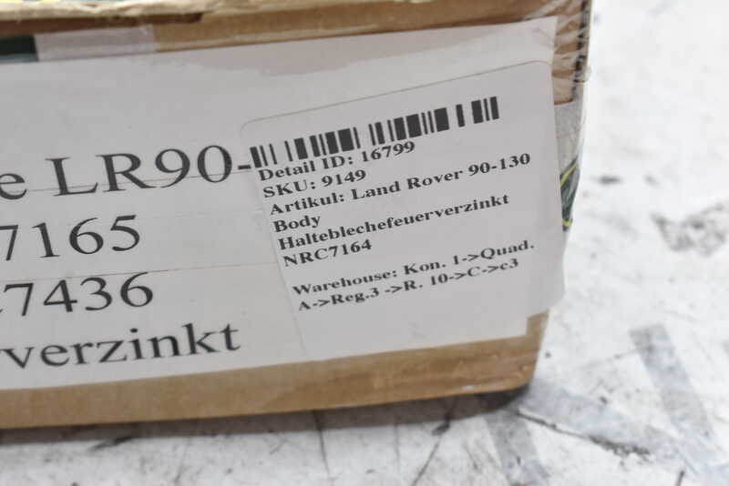 Land Rover 90-130 Body Haltebleche feuerverzinkt NRC7164 Bild 5