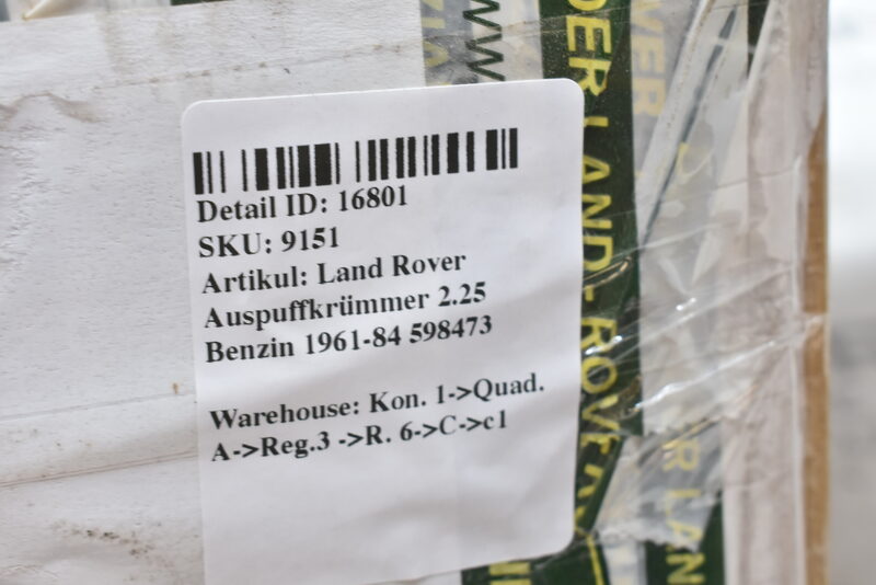 Land Rover Auspuffkrümmer 2.25 Benzin 1961-84 598473 Bild 5