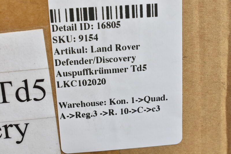 Land Rover Defender/Discovery   Auspuffkrümmer Td5 LKC102020 Bild 5
