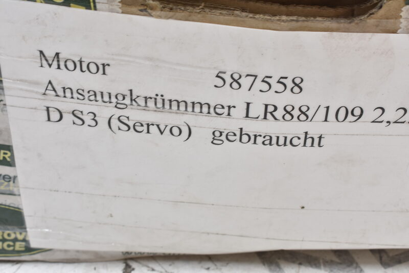 Land Rover 88/109 2.25 D S3 Servo Ansaugkrümmer 587558 Bild 5