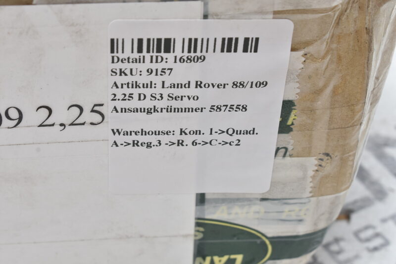 Land Rover 88/109 2.25 D S3 Servo Ansaugkrümmer 587558 Bild 6
