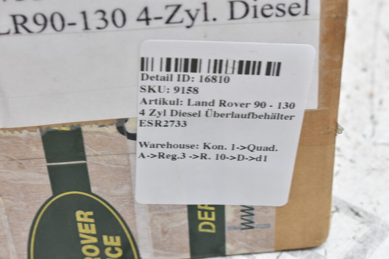 Land Rover 90 - 130 4 Zyl Diesel Überlaufbehälter ESR2733 Bild 5