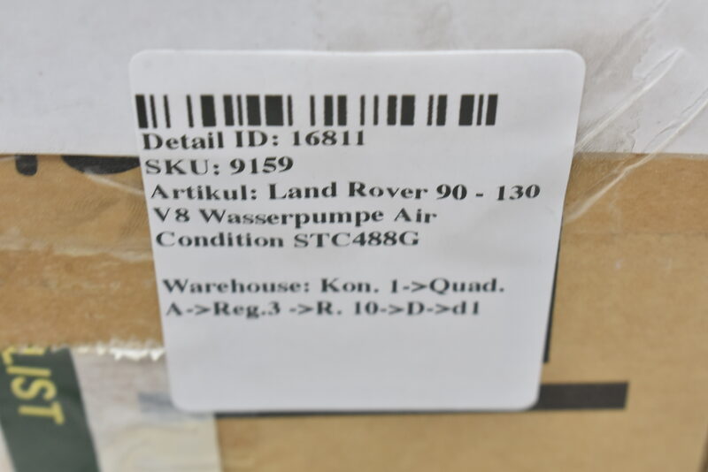 Land Rover 90 - 130 V8  Wasserpumpe Air Condition STC488G Bild 6