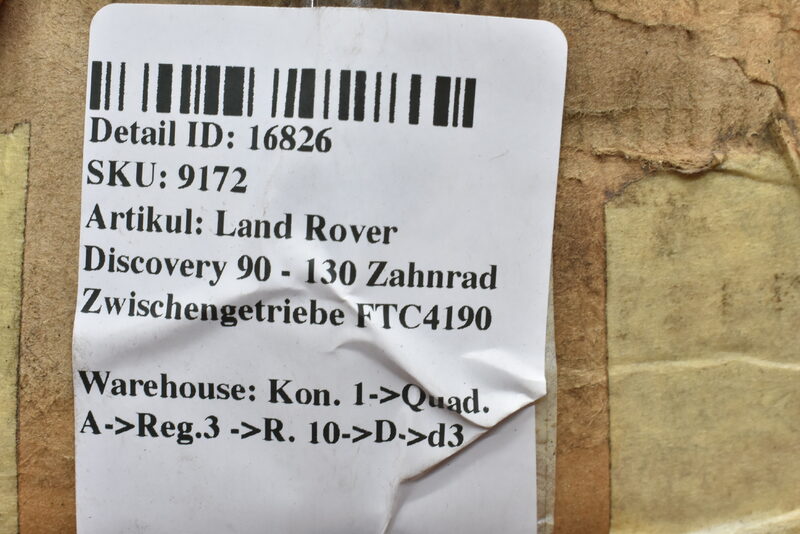 Land Rover Discovery 90 - 130 Zahnrad Zwischengetriebe  FTC4190 Bild 5