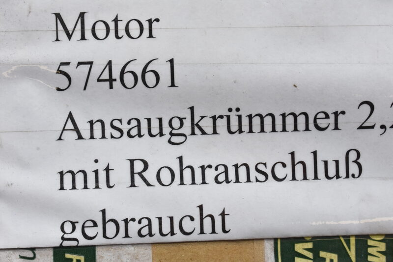 Land Rover 2.25D Ansaugkrümmer mit Rohranschluß 574661 Bild 5