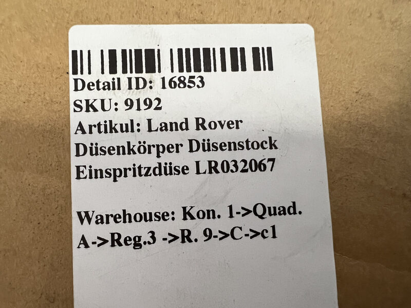 Land Rover Düsenkörper Düsenstock Einspritzdüse LR032067 Bild 7