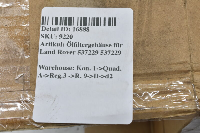 Ölfiltergehäuse für Land Rover 537229 537229 Bild 5
