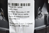 Mercedes E 350 CGI W207 W212 MPH Tacho Kombiinstrument A2129005004 Bild 6