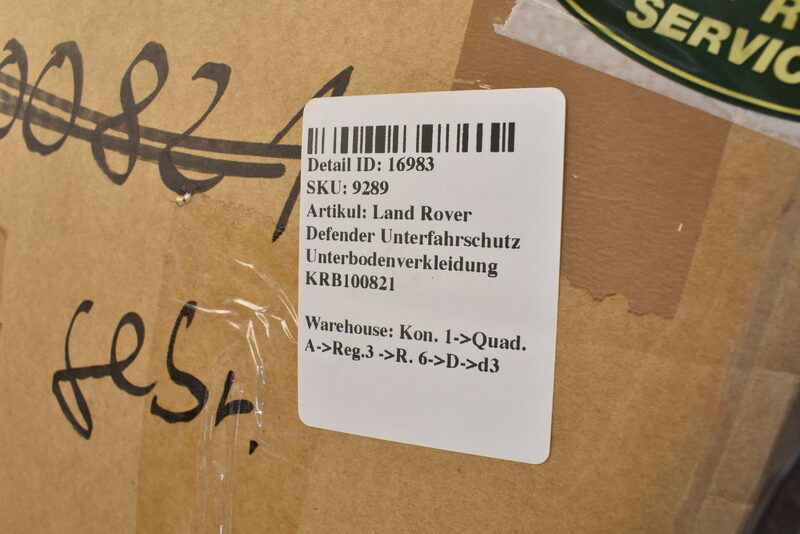 Land Rover Defender Unterfahrschutz Unterbodenverkleidung KRB100821 Bild 5