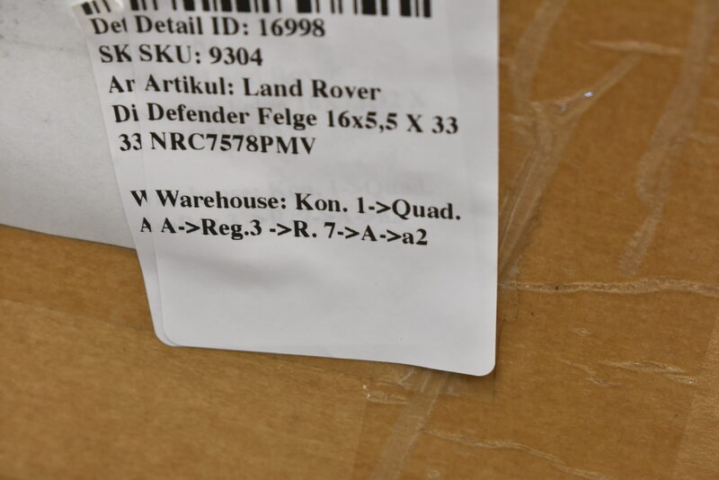 Land Rover Defender Felge 16x5,5 X 33 NRC7578PMV Bild 4