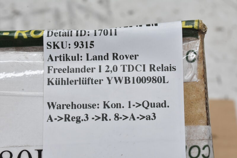 Land Rover Freelander I 2,0 TDCI Relais Kühlerlüfter YWB100980L Bild 5