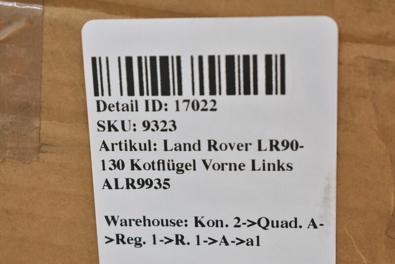 Land Rover LR90-130 Kotflügel Vorne Links ALR9935 Bild 6