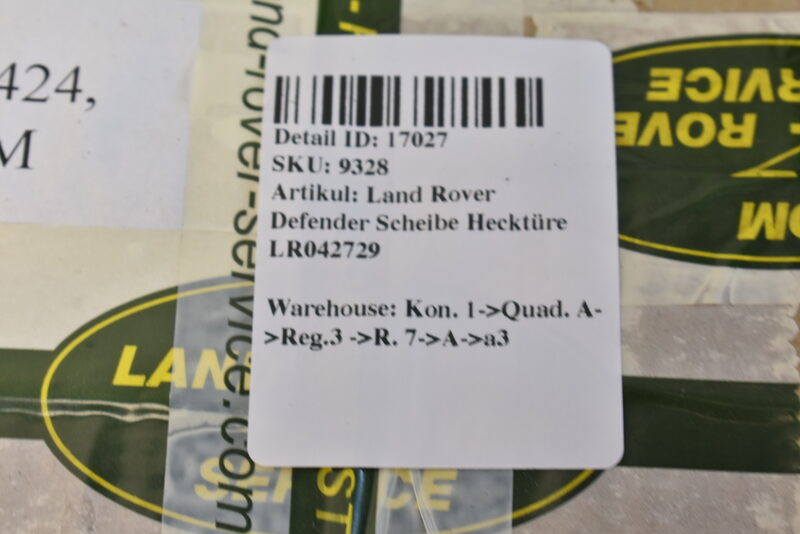 Land Rover Defender Scheibe Hecktüre LR042729 Bild 3