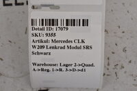 Mercedes CLK W209 W211 W219 R230 W463 Lenkrad Modul Schwarz A2198601502 Bild 3