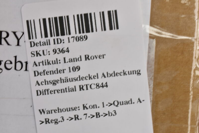Land Rover Defender 109 Achsgehäusdeckel Abdeckung Differential RTC844 Bild 3
